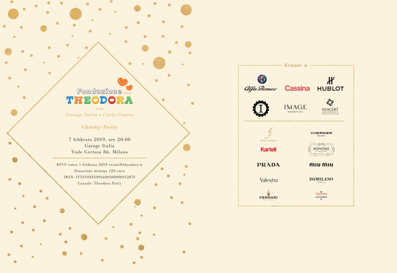 Charity Party Theodora – Garage Italia